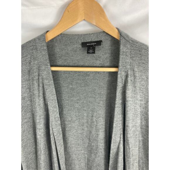 Halogen Grey Longline Cardigan Size Medium - Picture 2 of 3